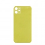 Back Cover Glass + Big Camera Hole pro Apple iPhone 11 (Yellow)