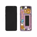 LCD + dotyk + rámeček pro Samsung Galaxy S9 G960 - fialová (Service Pack)