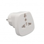 Adapter Plug US,CN,UK to EU White
