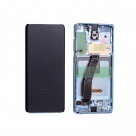 LCD + touch + frame for Samsung Galaxy S20 G980 Cloud Blue (Service Pack)