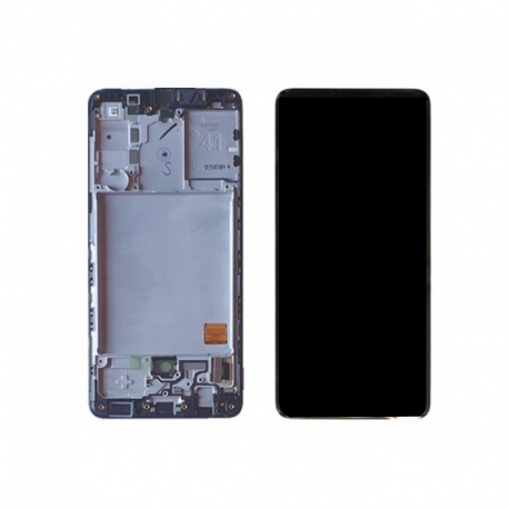 LCD + touchscreen + frame for Samsung Galaxy A41 A415F black (Service Pack)
