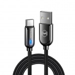 Mcdodo nabíjecí / datový kabel USB-C s inteligentním vypnutím Smart Series 1,5 m černá