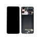 LCD + touch + frame for Samsung Galaxy A30s A307 black (Service Pack)
