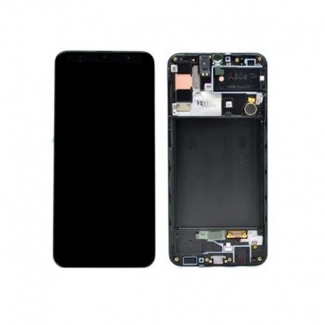 LCD + dotyk + rámeček pro Samsung Galaxy A30s A307 černá (Service Pack)