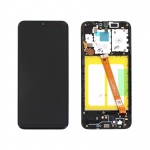 LCD + touch + frame for Samsung Galaxy A20e A202 black (Service Pack)