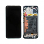 LCD + dotyk + rámeček + baterie pro Huawei P40 Lite Crush zelená (Service Pack)