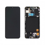 LCD + touch + frame for Samsung Galaxy A40 A405 black (Service Pack)