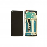 LCD + touch + frame for Motorola G9 Plus black (Service Pack)