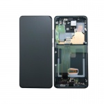 LCD + touch + frame for Samsung Galaxy S20 Ultra G988 cosmic black (Service Pack)