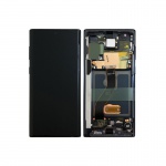 LCD + touch + frame for Samsung Galaxy Note10 N970F Aura black (Service Pack)