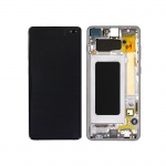 LCD + touch + frame for Samsung Galaxy S10+ G975 Prism black (Service Pack)
