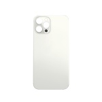 Back Cover Glass + Big Camera Hole pro Apple iPhone 12 Pro Silver