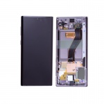 LCD + dotyk + rámeček pro Samsung Galaxy Note10 N970 Aura stříbrná (Service Pack)
