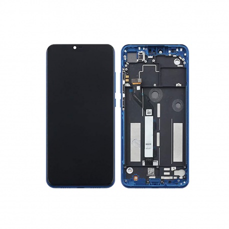 LCD + dotyk + rámeček pro Xiaomi Mi 8 Lite modrá (OEM)