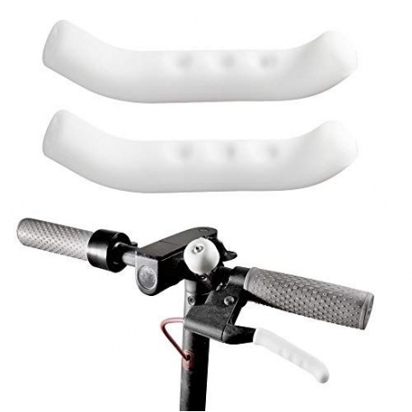 Silicone cover for brake lever for Xiaomi Scooter, white (Bulk)