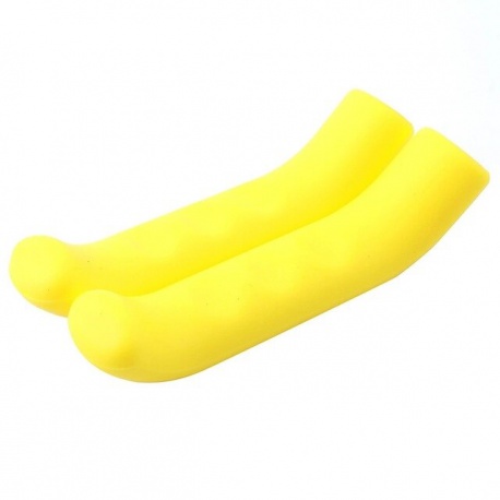 Silicone cover for brake lever for Xiaomi Scooter, yellow (Bulk)