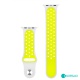 COTECi sports perforated strap for Apple Watch 38/40/41mm gray-yellow-green