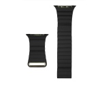 COTEetCI Leather Back Loop Band for Apple Watch 38/40/41mm Black