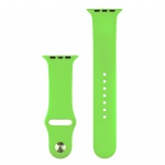 COTECi silikonový sportovní náramek pro Apple watch 42/44/45/49mm zelený