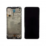 LCD + touch + frame for Samsung Galaxy A21s A217 black (Service Pack)