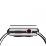 COTECi 4D sklo s celoplošným lepením s černým lemem pro Apple Watch SE 40 mm