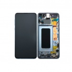 LCD + dotyk + rámeček pro Samsung Galaxy S10+ G975 Prism modrá (Service Pack)