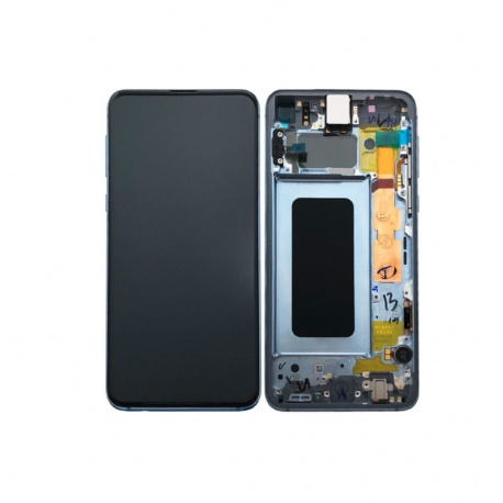 LCD + touch + frame for Samsung Galaxy S10+ G975 Prism blue (Service Pack)