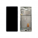LCD + touch + frame for Samsung Galaxy S20 FE 5G G781 Cloud White (Service Pack)