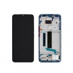 LCD + dotyk + rámeček pro Xiaomi Mi 10 Lite Aurora modrá (Service Pack)