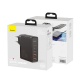 Baseus GaN2 Pro fast-charging adapter 2x Type-C + 2x USB-A 100W black