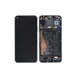 LCD + dotyk + rámeček + baterie  pro Honor 20 / Nova 5T černá (Service Pack)