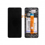 Samsung Galaxy A12 A125 2020 LCD + Touch + Frame + Battery Black (Service Pack)