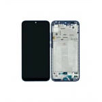 LCD + touch + frame for Xiaomi Mi A3 blue (Service Pack)