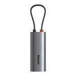 Baseus Steel Cannon Series USB A Gigabit LAN Adapter Dark grey