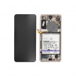 LCD + dotyk + rámeček pro Samsung Galaxy S21 G991B Phantom fialová (Service Pack)