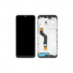LCD + touch + frame for Motorola E7 Plus black (Service Pack)