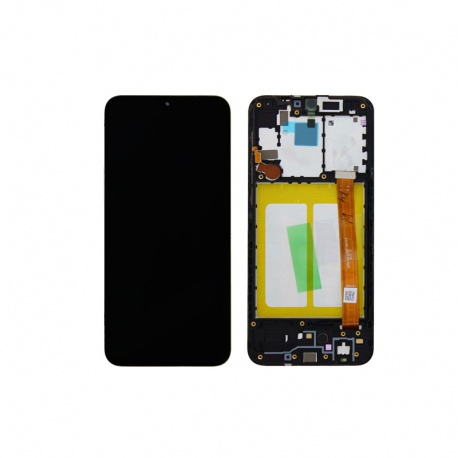 LCD + touch + frame for Samsung Galaxy A20s A207F/DS black (Service Pack)