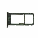 SIM card holder for Huawei P Smart Plus black (Service Pack)