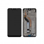 LCD + touch + frame for Xiaomi Pocophone F1 black (OEM)