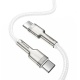 Baseus Cafule Series nabíjecí/datový kabel USB-C na USB-C 1m 100W bílá