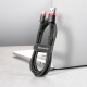 Baseus charging / data cable USB-C 2A 2m Cafule red-black