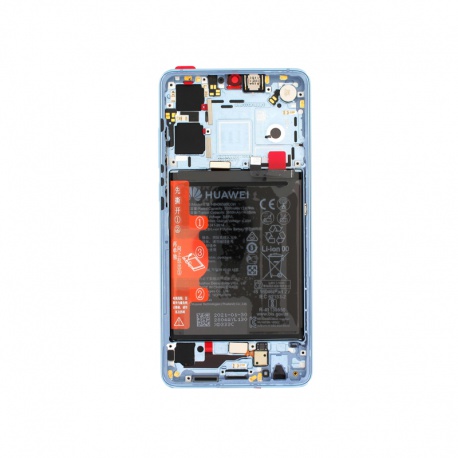 LCD + dotyk + rámeček + baterie pro Huawei P30 Breathing Crystal (Service Pack)