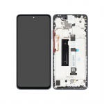 LCD + touch + frame for Xiaomi Mi 10T Lite 5G Atlantic gray/tarnish (Service Pack)