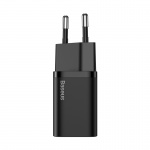 Baseus USB-C Super Si 20W Charging Adapter Black