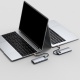 Baseus 5v1 multifunkční dokovací HUB USB-C Metal Gleam Series šedá
