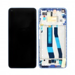 LCD + dotyk + rámeček pro Xiaomi Mi 11 Lite 4G Bubblegum modrá (Service Pack)