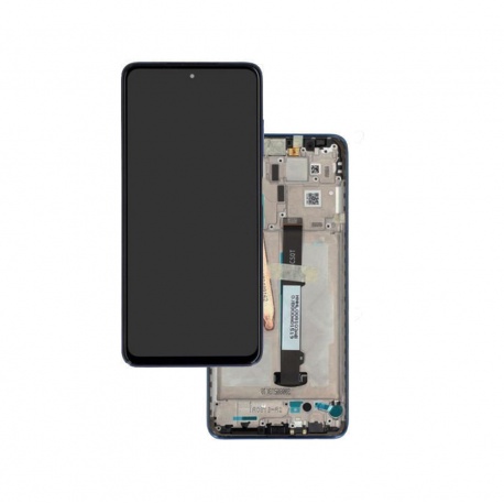 LCD + touch + frame for Xiaomi Poco M3 black (Service Pack)