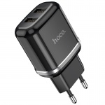 Hoco dual charging adapter N4 Aspiring black
