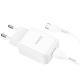 Hoco adapter set with USB port and 1m USB-C cable N2 Vigour white