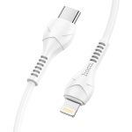 Hoco charging/data cable PD Lightning 1m Trendy white